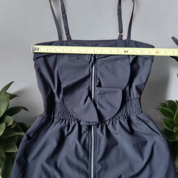 3/$40 Sale! Level 33 Seamless Collection of Toronto Front Ruffle & Zipper Dress - Picture 10 of 10